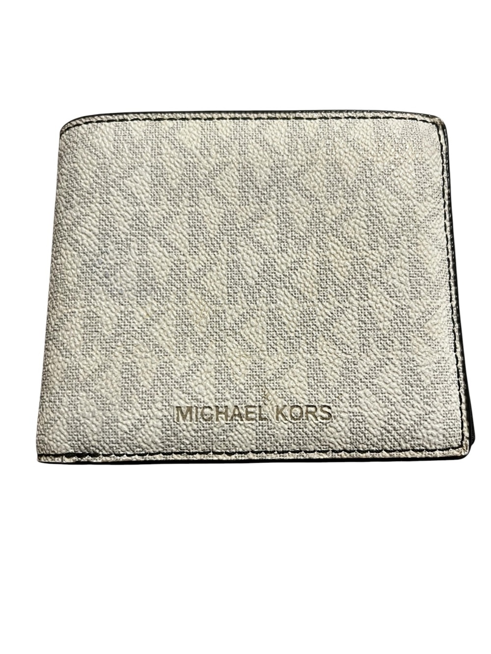 Michael Kors Men's Cream Logo Bifold Wallet